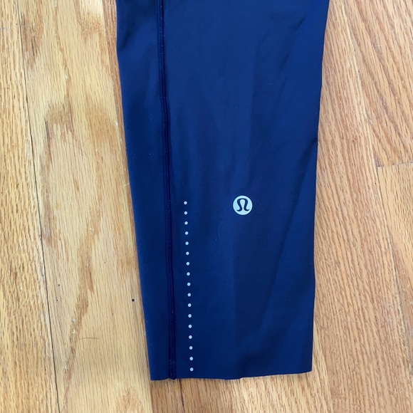 Lululemon Fast & Free *Reflective* Crop 19” - Midnight Navy - Picture 12 of 14